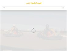 Tablet Screenshot of lyddkartcircuit.com
